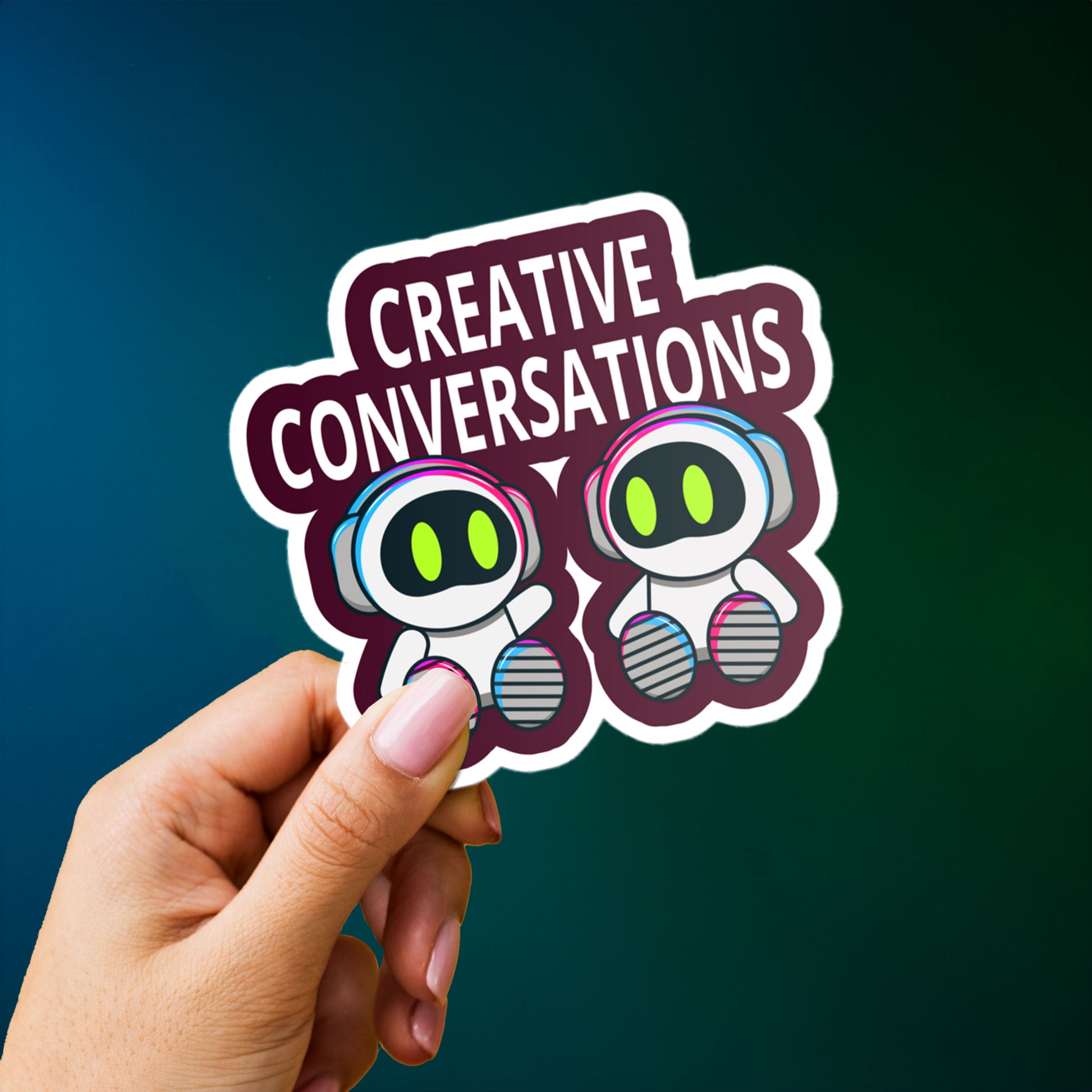 Creative Conversations Sticker - 4 inch – The Omnia Theatre