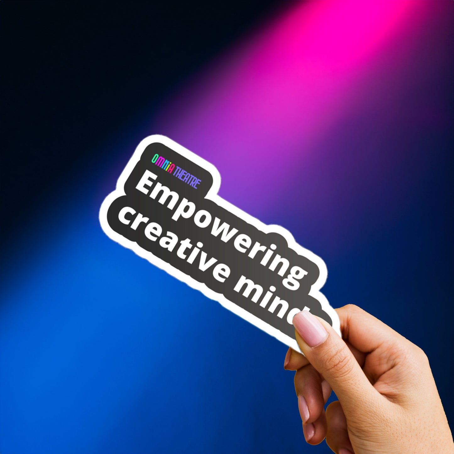 Empowering Creative Minds Sticker - 4 inch