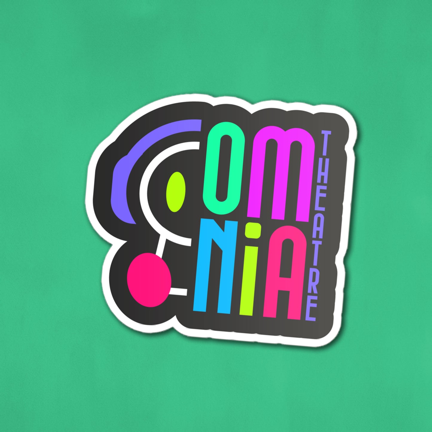 Omnia Theatre Logo Sticker - 4 inch